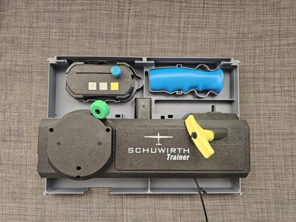 il_fullxfull.7597988380_198x.jpg Schuwirth Trainer Quadrant components with blue handle and yellow lever