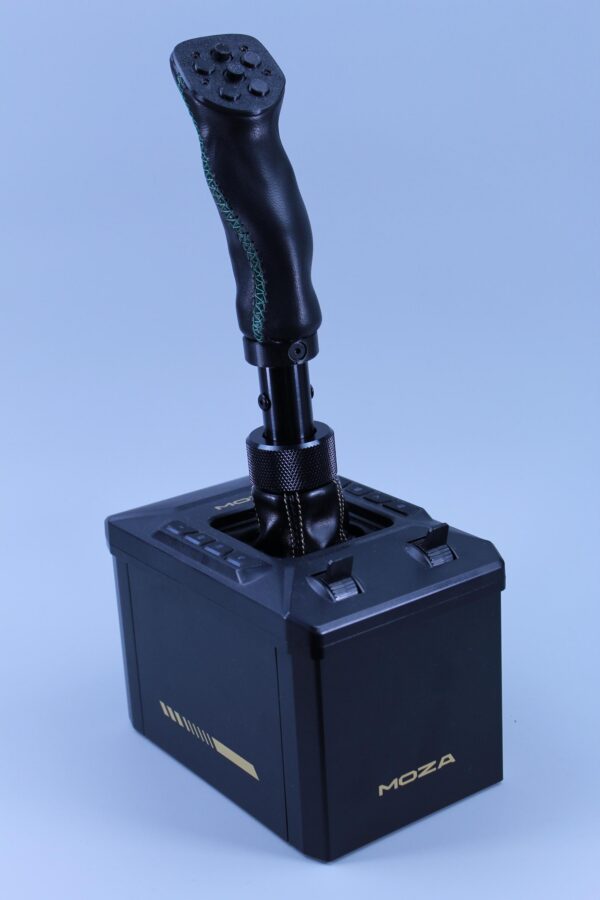 il_fullxfull.8014800516_h67e.jpg Schuwirth glider stick mounted on MOZA HOTAS base with green stitching
