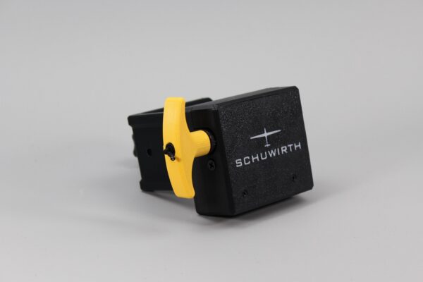 Schuwirth Release Handle front view with glider graphic