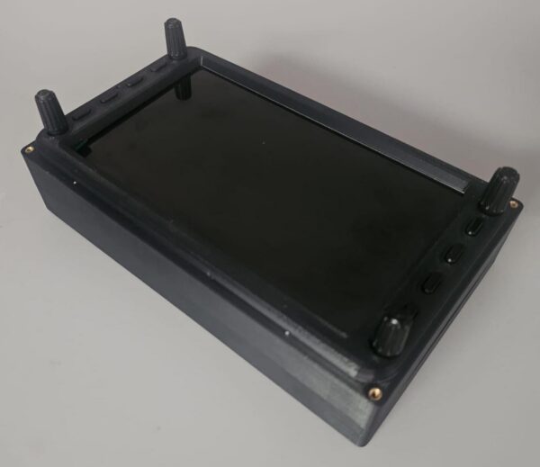 Schuwirth Flight Computer - dark gray panel with 4 control knobs and oval buttons